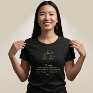 Nome do produto Camiseta Zodíaco - Libriana