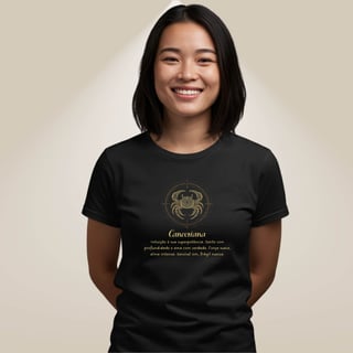 Nome do produto Camiseta Zodíaco - Canceriana
