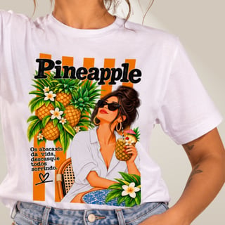 Camiseta Vida Tropical - Pineapple
