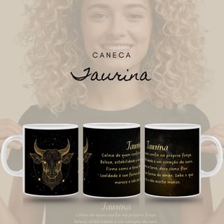 Nome do produto Caneca Zodíaco - Taurina