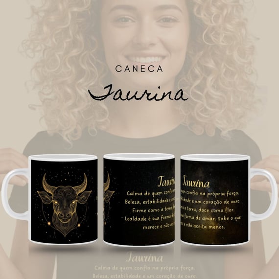 Caneca Zodíaco - Taurina