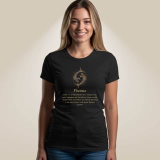 Nome do produto Camiseta Zodíaco - Pisciana