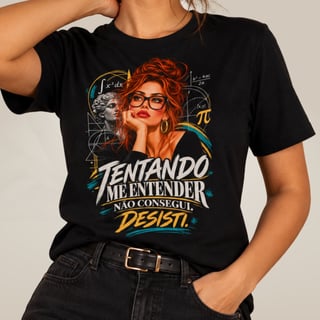 Nome do produto Camiseta Tentando Me Entender