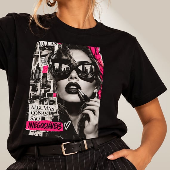 Camiseta Ela Editorial - Coisas Inegociáveis