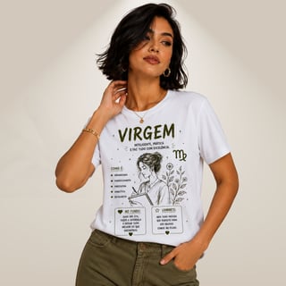 Nome do produto Camiseta Essência dos Signos - Virgem