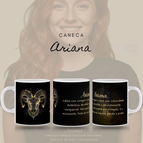 Caneca Zodíaco - Ariana