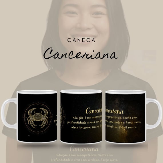 Caneca Zodíaco - Canceriana