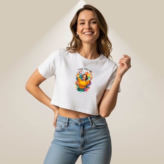 Nome do produto Cropped Para Esse Ano - Felicidade