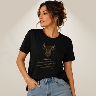 Nome do produto Camiseta Zodíaco - Taurina