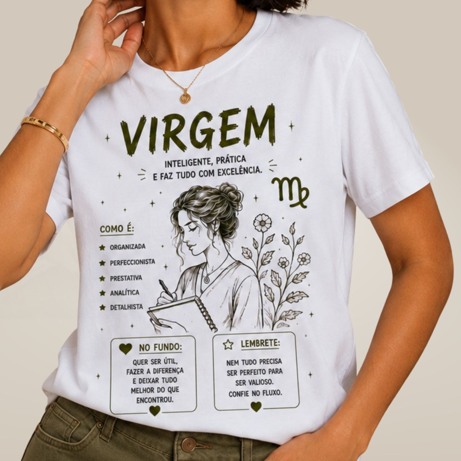 Camiseta Essência dos Signos - Virgem
