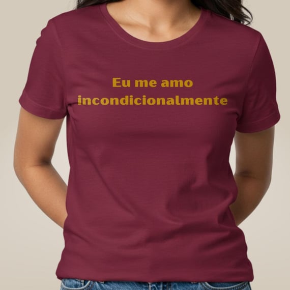 Camiseta Amor Próprio - Eu Me Amo
