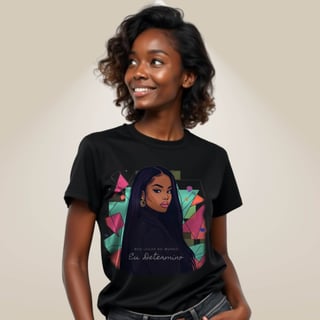 Nome do produto Camiseta Preta Perfeita - Determinação