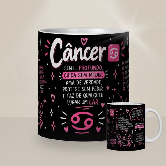 Caneca Meu Signo - Sou de Câncer