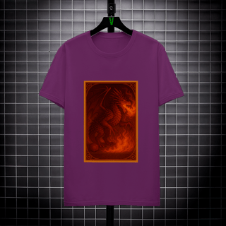 Nome do produto Camiseta Dragão Vermelho – Estilo Carta RPG