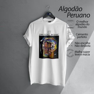 Ohne Titel (Head) - Basquiat (Algodão Peruano)