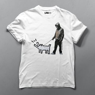 Haring dog - Banksy (T-Shirt Prime)