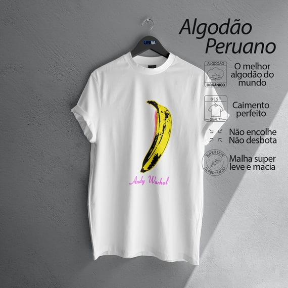 Banana Andy Warhol (Algodão Peruano)