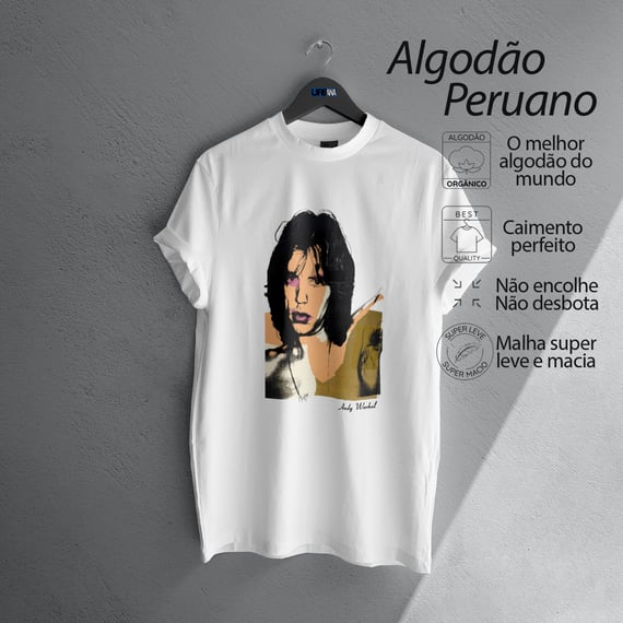 Mick Jagger - Andy Warhol (Algodão Peruano)