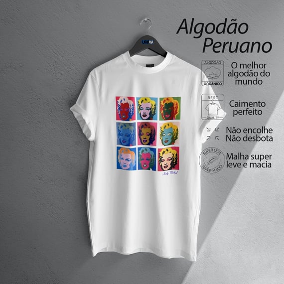 Marilyn Monroe - Andy Warhol (Algodão Peruano)