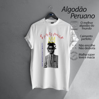 Expressionism - Basquiat (Algodão Peruano)