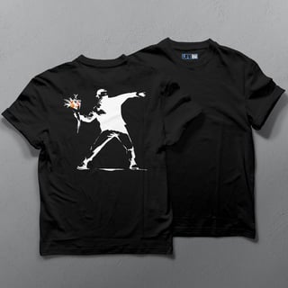 Flower Thrower V2 - Banksy (T-Shirt Prime)