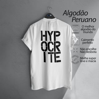 Hypocrite - Christopher Wool (Algodão Peruano)