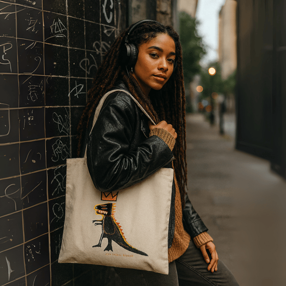 Basquiat Pez Dispenser (Eco Bag)