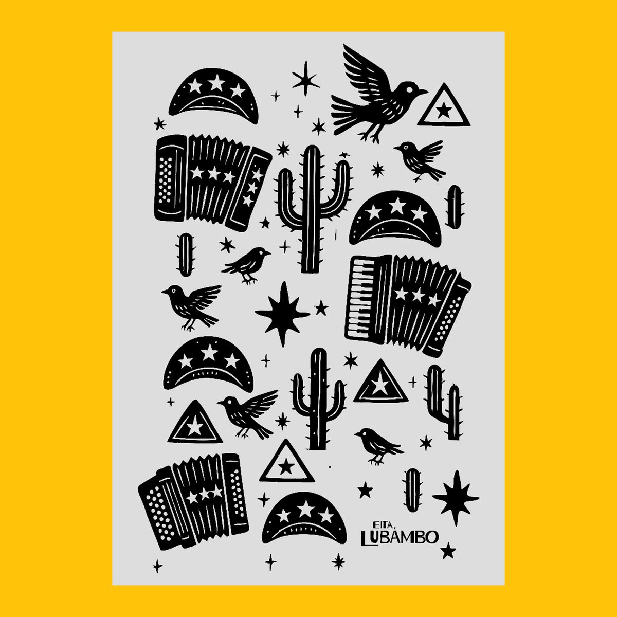 Nome do produto: Poster Xilo ICONES