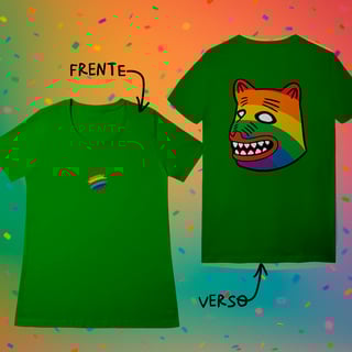 Nome do produto Baby Long LA URSA ARCO-ÍRIS (frente e verso)