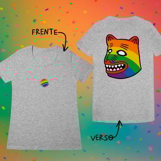 Nome do produto Baby Long LA URSA ARCO-ÍRIS (frente e verso)