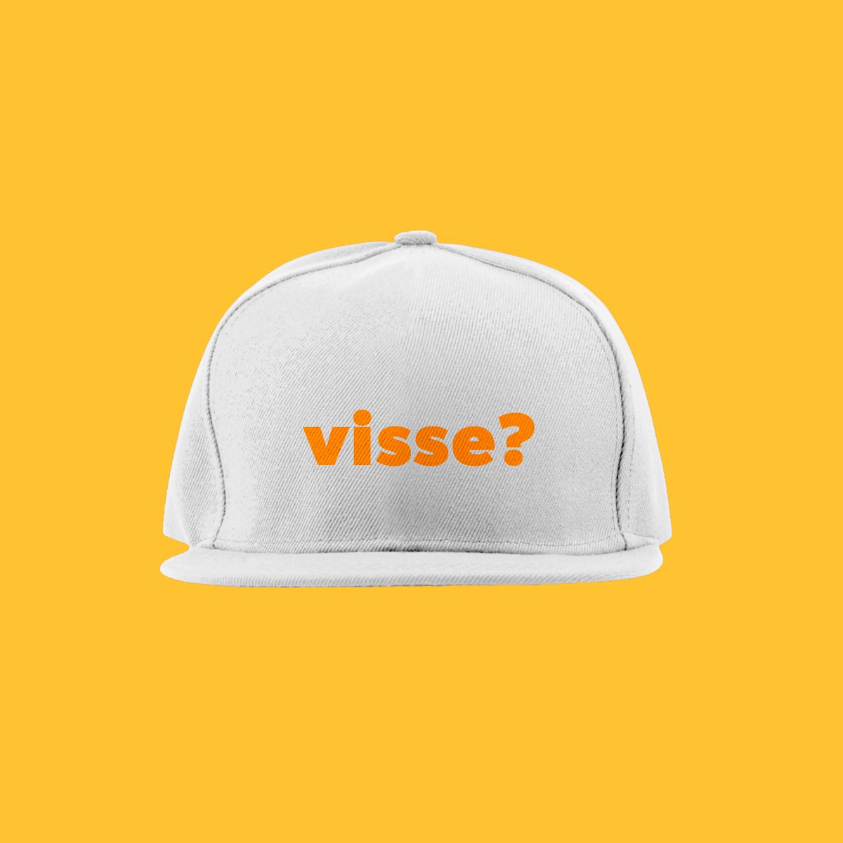 Nome do produto: Boné Visse? (estampa amarela)