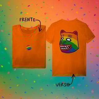 Nome do produto Camiseta  LA URSA ARCO-ÍRIS (frente e verso)