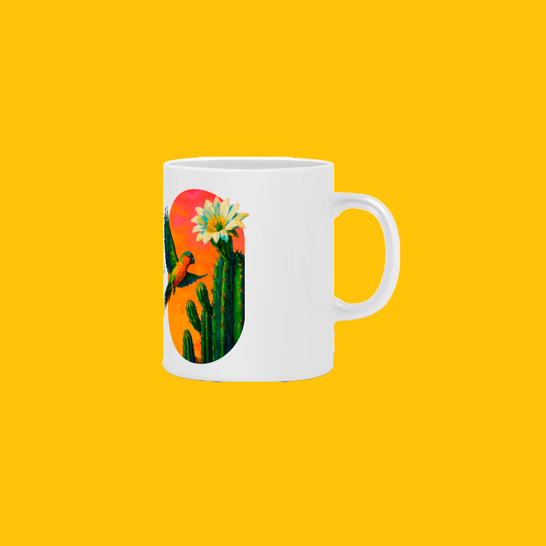 Nome do produto: Caneca Periquito da Caatinga
