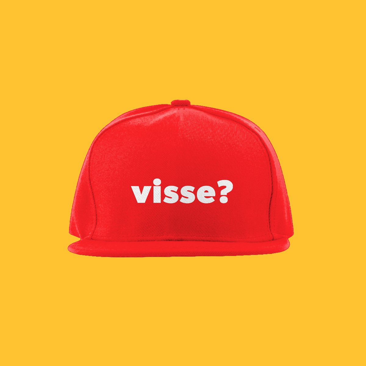 Nome do produto: Boné Visse? (estampa branca)