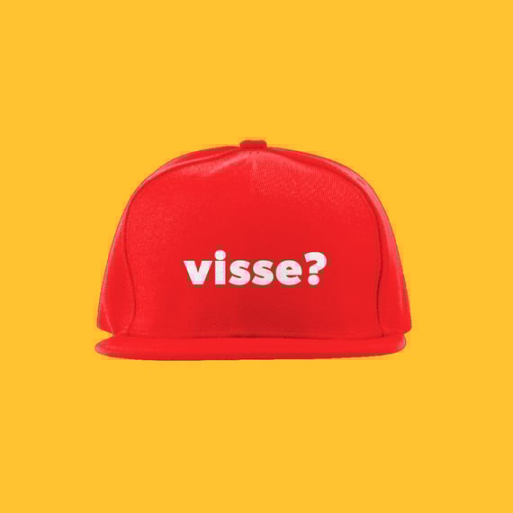 Boné Visse? (estampa branca)