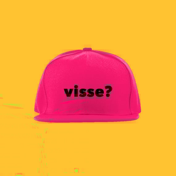 Boné Visse? (estampa preta)