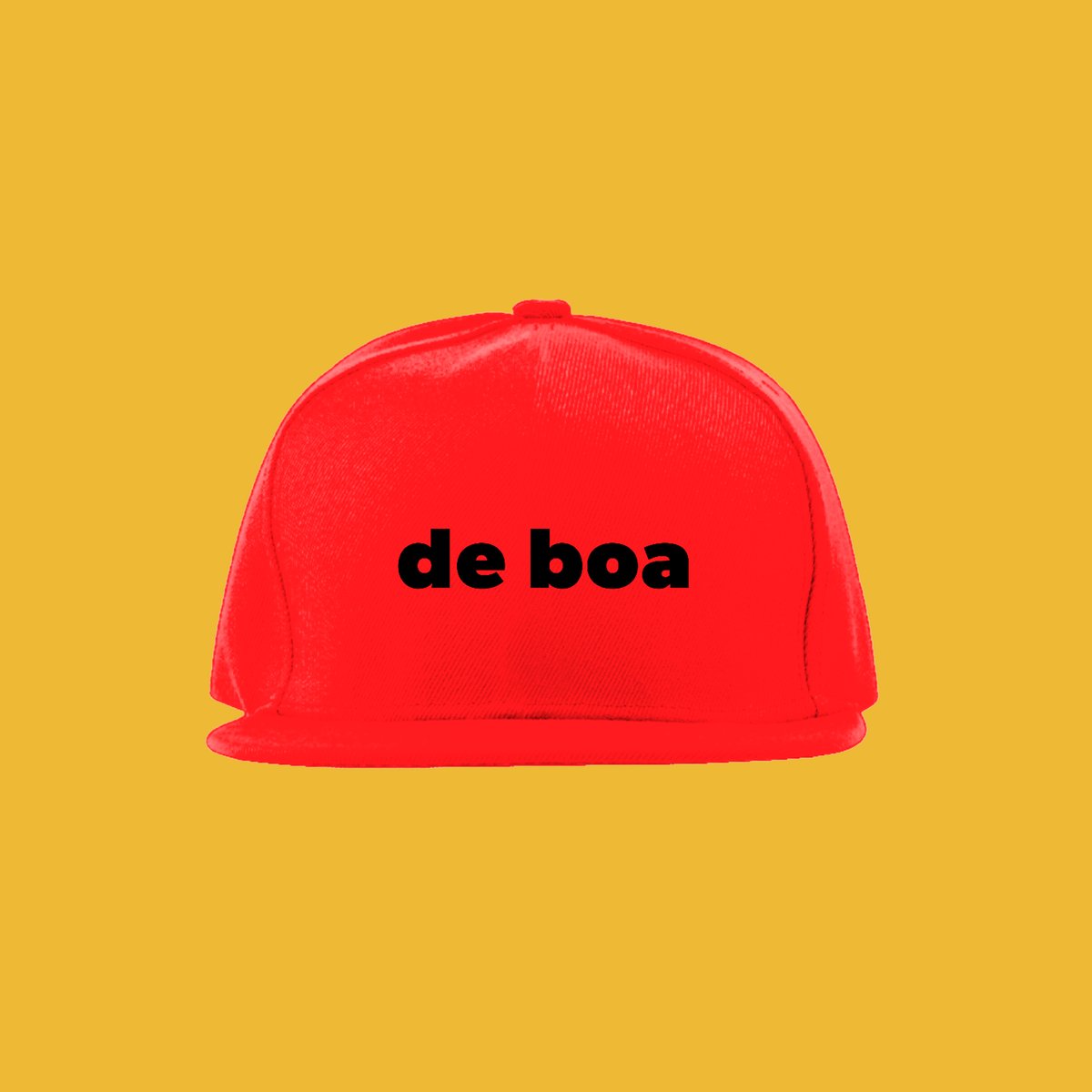 Nome do produto: Boné De Boa (texto preto)