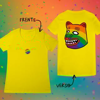 Nome do produto Baby Long LA URSA ARCO-ÍRIS (frente e verso)