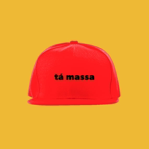 Boné Tá Massa (texto preto)
