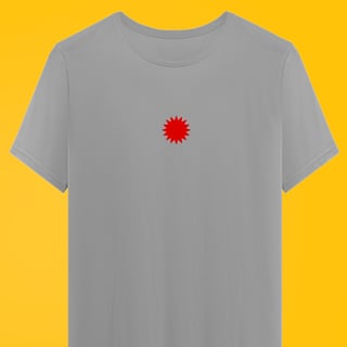 Camiseta Sol Vermelho