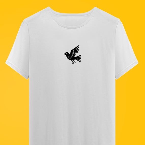 Camiseta Xilo Pássaro