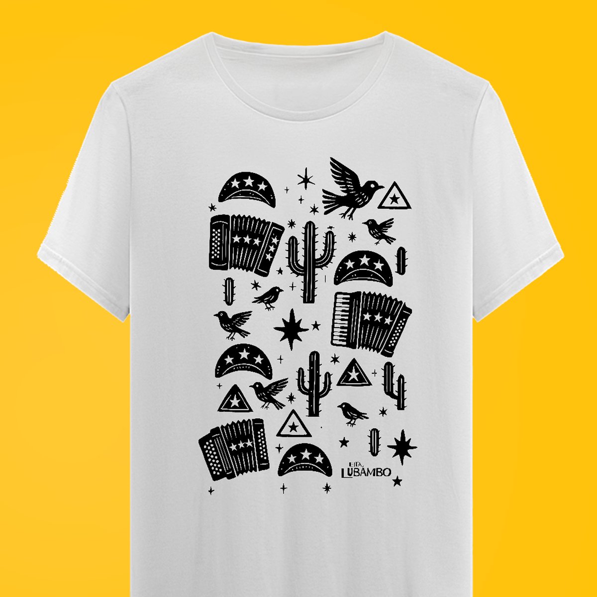 Nome do produto: Camiseta Xilo Ícones