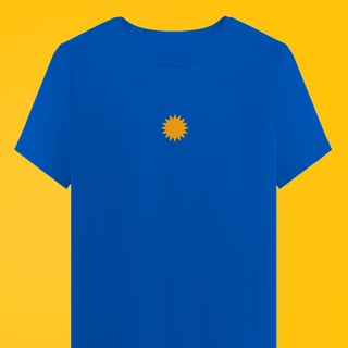 Camiseta Sol Amarelo