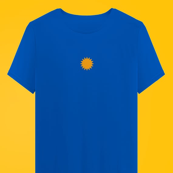 Camiseta Sol Amarelo