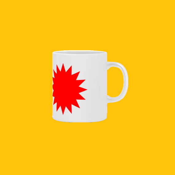 Caneca Sol Vermelho