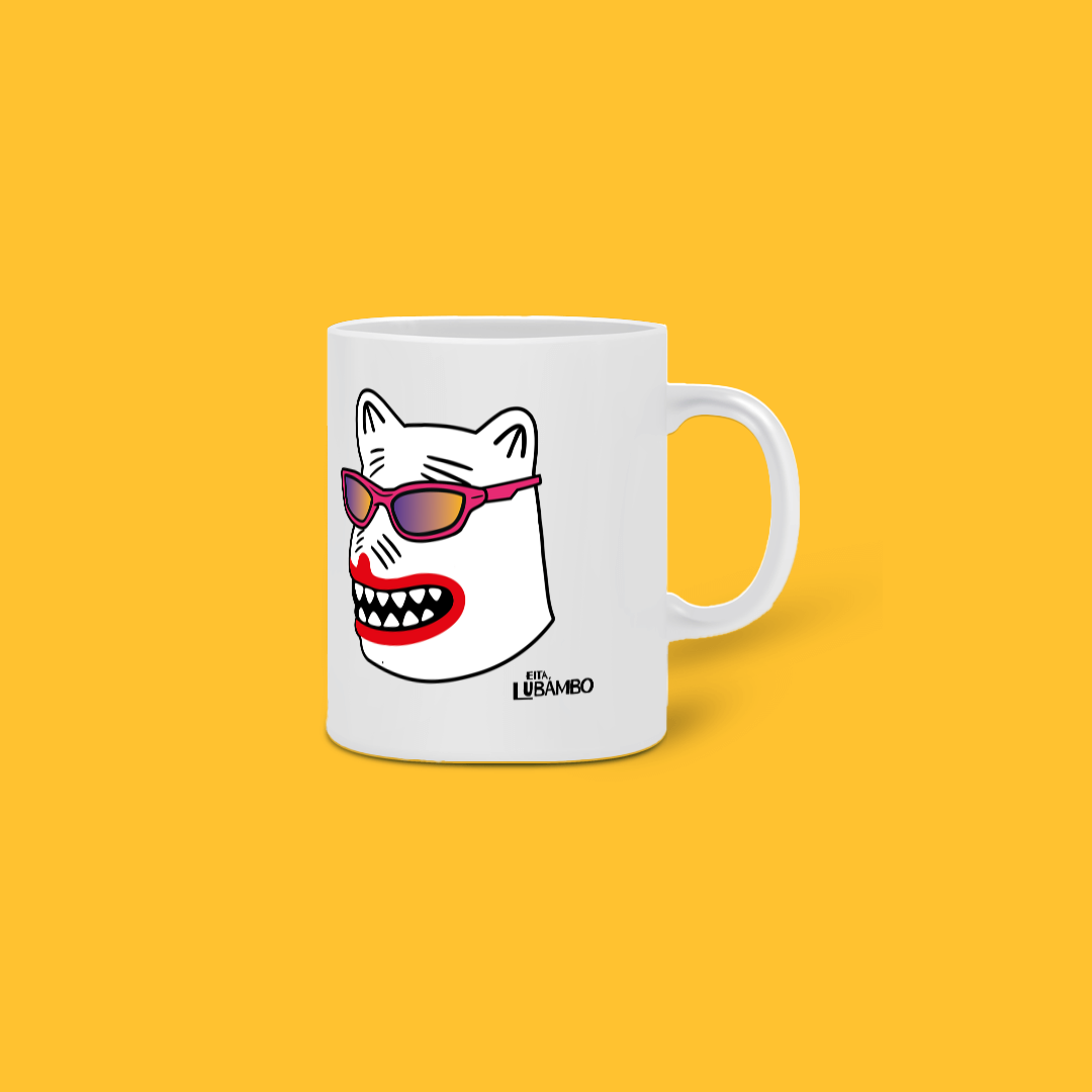Nome do produto: Caneca La Ursa Chavosa (óculos rosa)