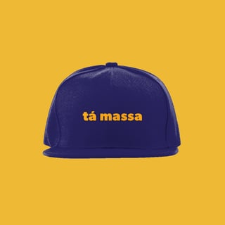 Boné Tá Massa (texto amarelo)