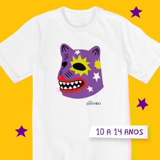  Camiseta Infantil (10 a 14) La Ursa Roxa