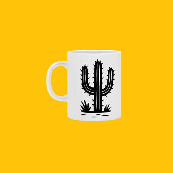 Caneca Xilo Cacto