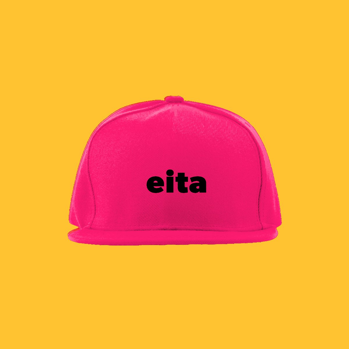 Nome do produto: Boné Eita (texto preto)